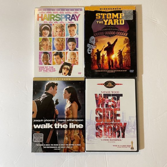 Lot of 4 Muscial DVDS Drama Comedy Dance Stepping Johnny Cash Academy Award - Picture 2 of 3